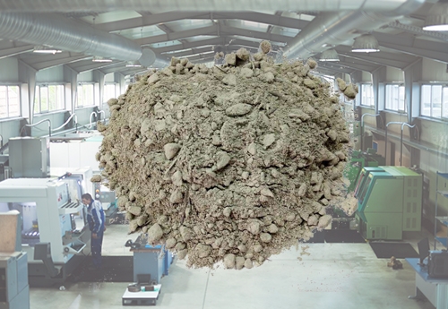 鋼包用剛玉自流料